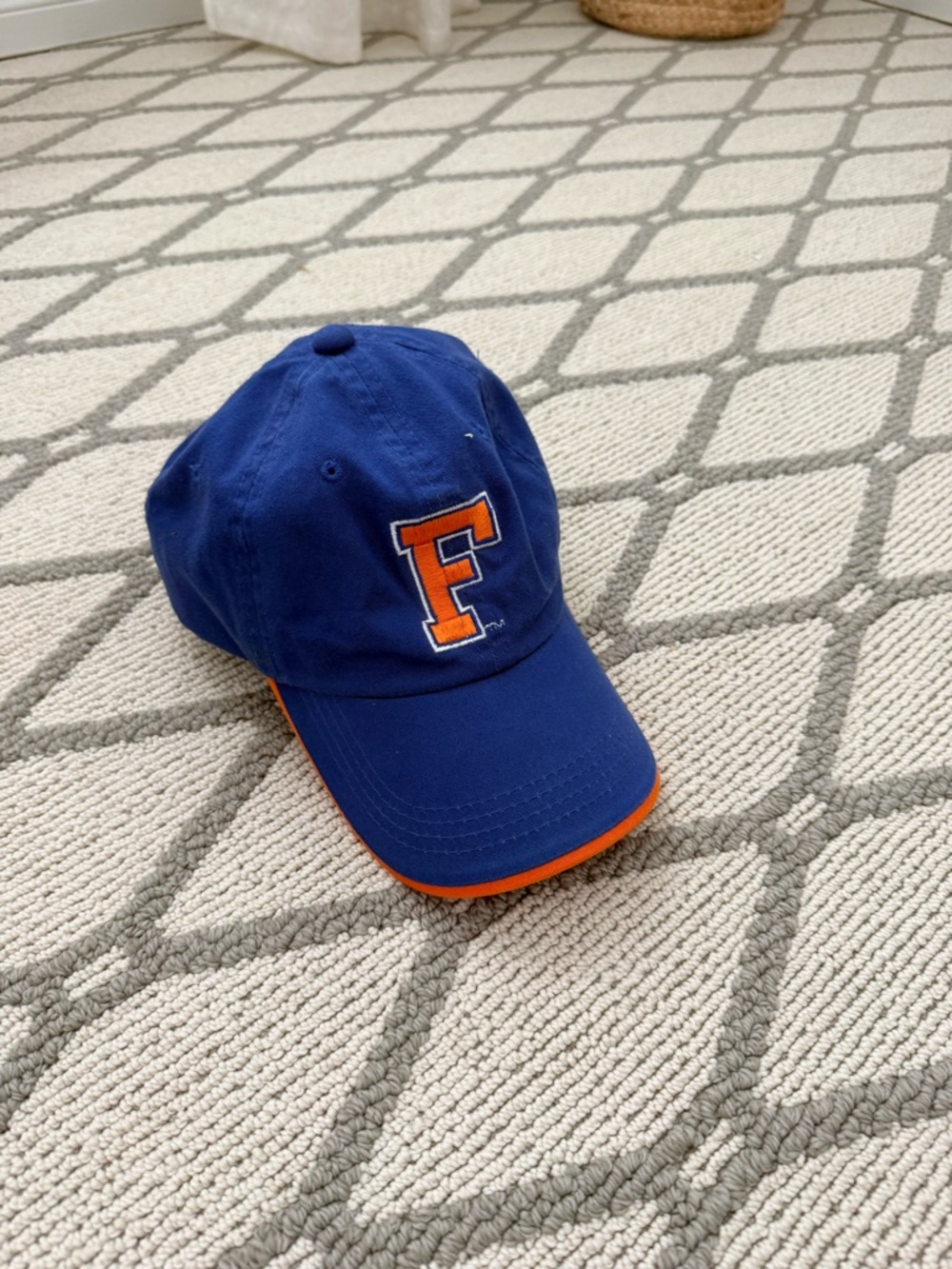 Signature Florida Gators UF Royal Blue Cap with Orange Embroidered Logo